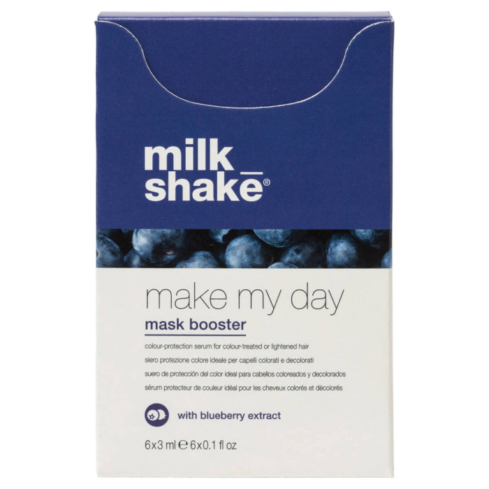 Увлажняющая Сыворотка для Волос с Экстрактом Черники Milk Shake Make My Day Mask Booster Blueberry