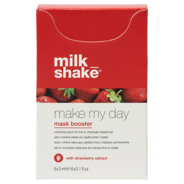 Увлажняющая Сыворотка для Волос с Экстрактом Клубники Milk Shake Make My Day Mask Booster Strawberry