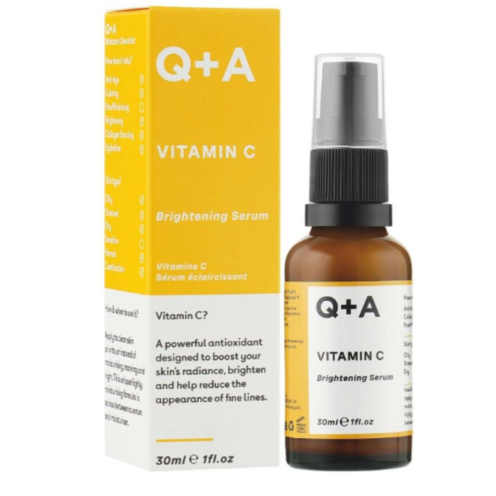 Осветляющая Сыворотка для Лица с Витамином C Q+A Vitamin C Brightening Serum