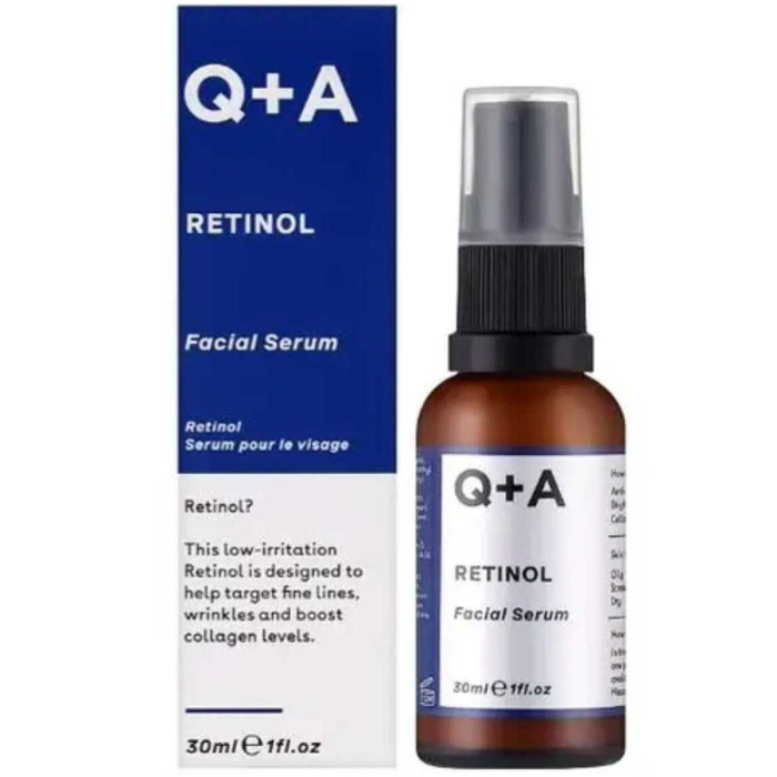 Сыворотка для Лица с Ретинолом Q+A Retinol Facial Serum