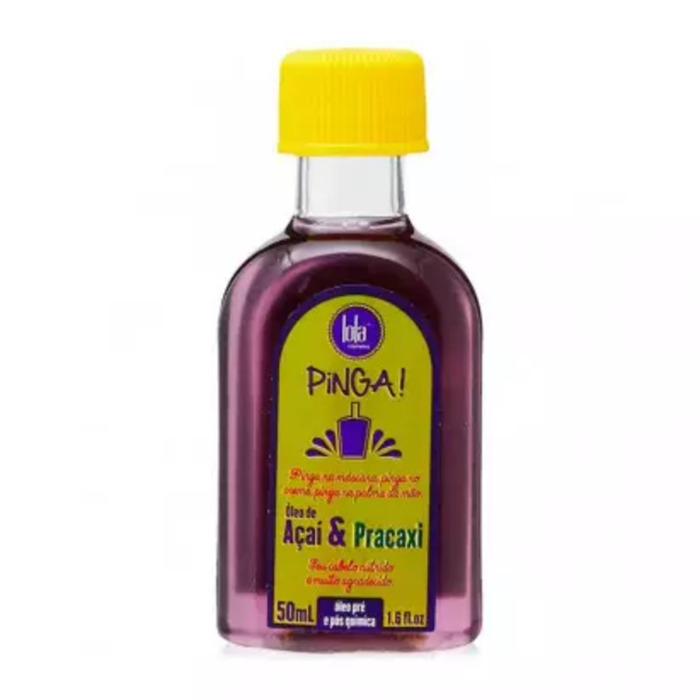 Масло для Волос с Термозащитой и Защитой от УФ Lola Cosmetics Pinga Acai & Pracaxi Oil