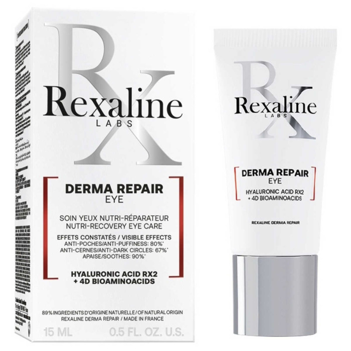 Увлажняющий, снимающий усталость, успокаивающий крем для кожи вокруг глаз Rexaline DERMA Eye Contour Cream