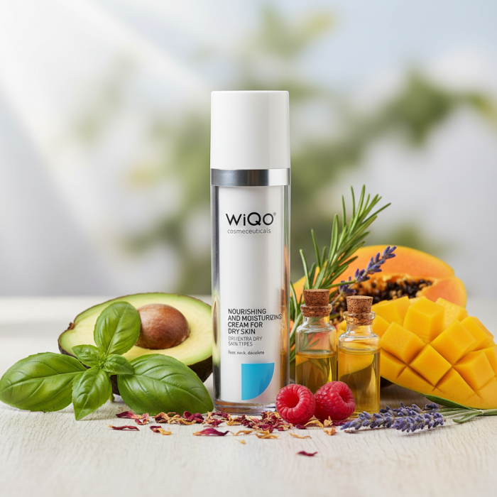 Питательный и Увлажняющий Крем для Сухой и Очень Сухой Кожи WiQo Nourishing and Moisturizing Cream for Dry Skin