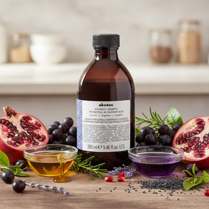Шампунь для Натуральных и Окрашенных Волос (Серебряный) Davines Alchemic Shampoo