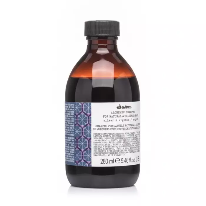 Шампунь для Натуральных и Окрашенных Волос (Серебряный) Davines Alchemic Shampoo