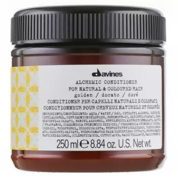 Кондиціонер для Натурального та Пофарбованого Волосся (Золотий) Davines Alchemic Conditioner