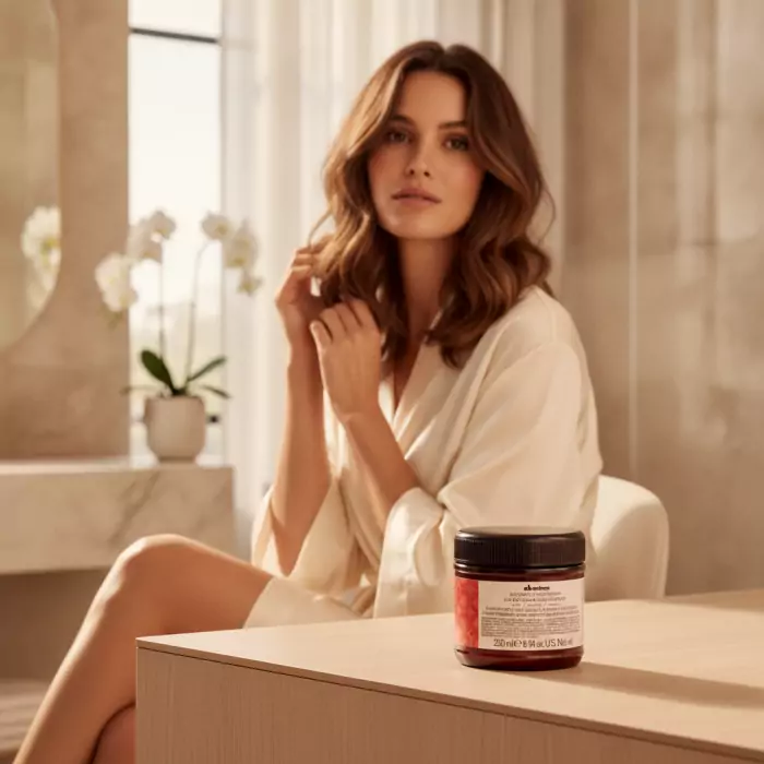 Кондиционер для Натуральных и Окрашенных Волос Davines Alchemic Conditioner Red
