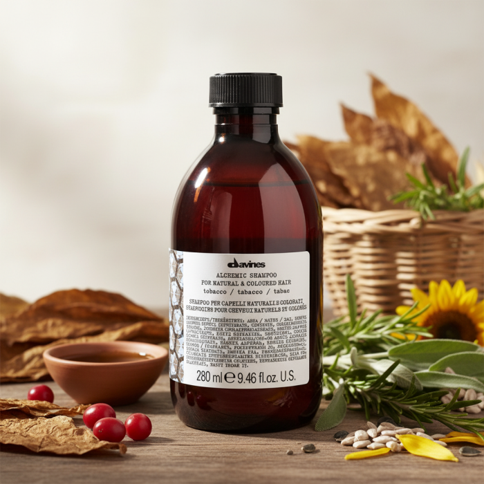 Шампунь для Натуральных и Окрашенных Волос (Табак) Davines Alchemic Shampoo
