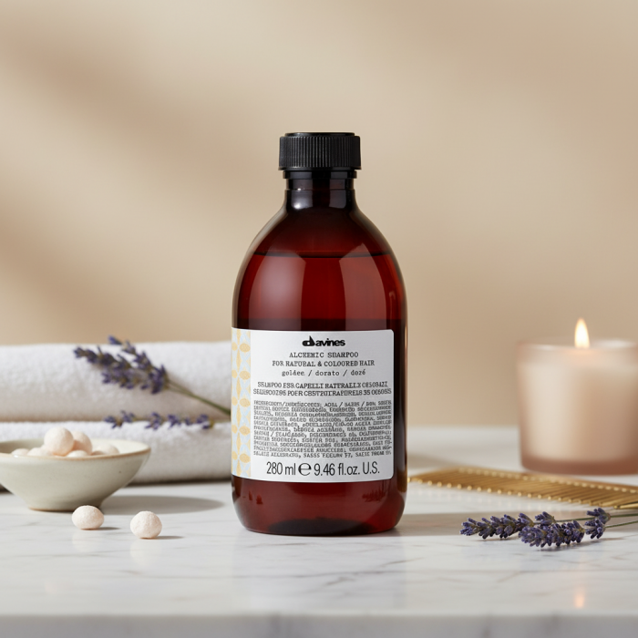 Шампунь для Натуральных и Окрашенных Волос (Золотой) Davines Alchemic Shampoo