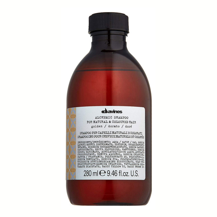 Шампунь для Натуральных и Окрашенных Волос (Золотой) Davines Alchemic Shampoo
