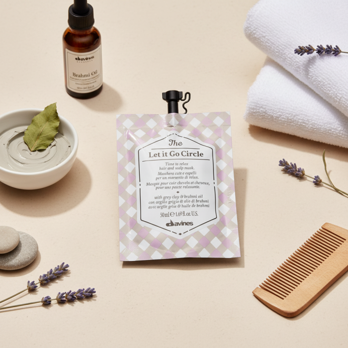 Маска для Восстановления Водного Баланса Davines The Let It Go Circle