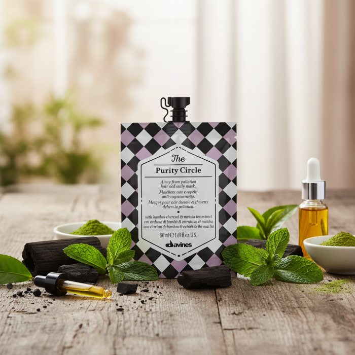 Очищающая Маска для Волос и Кожи Головы Davines The Circle Chronicles The Purity Circle