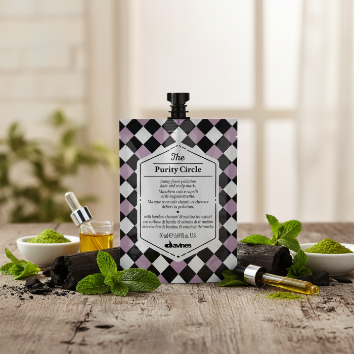 Очищающая Маска для Волос и Кожи Головы Davines The Circle Chronicles The Purity Circle