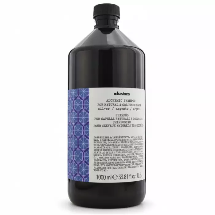 Шампунь для Натуральных и Окрашенных Волос (Серебряный) Davines Alchemic Shampoo