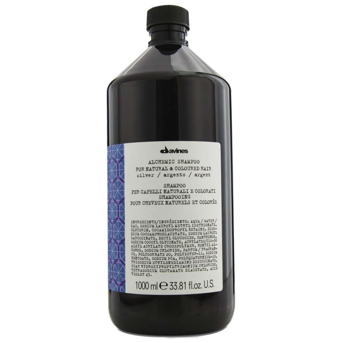 Шампунь для Натуральных и Окрашенных Волос (Серебряный) Davines Alchemic Shampoo
