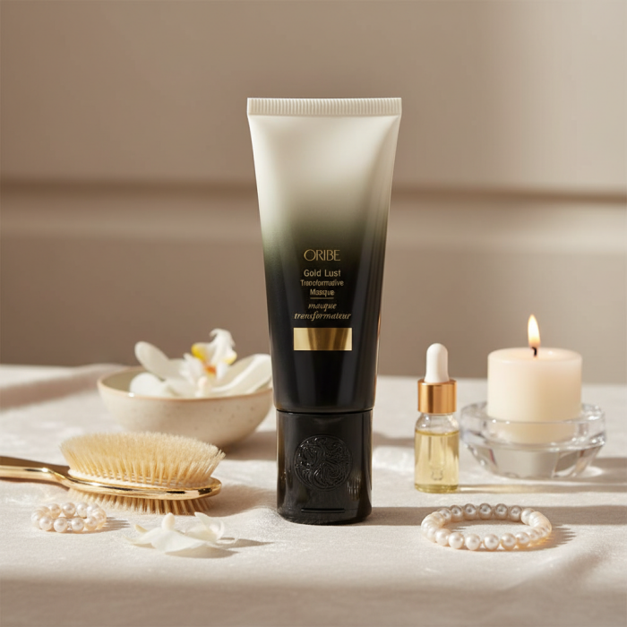 Маска для Увлажнения и Восстановления Поврежденных Волос Oribe Gold Lust Transformative Masque