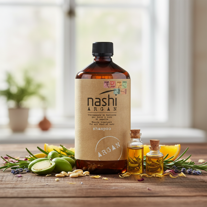 Шампунь для Всех Типов Волос Nashi Argan