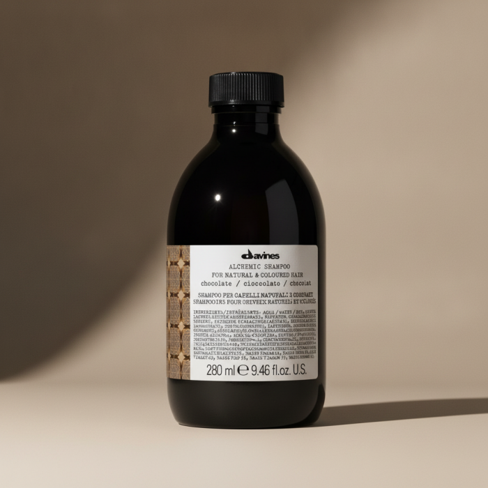 Шампунь для Натуральных и Окрашенных Волос (Шоколад) Davines Alchemic Shampoo for Natural and Coloured Hair Chocolate