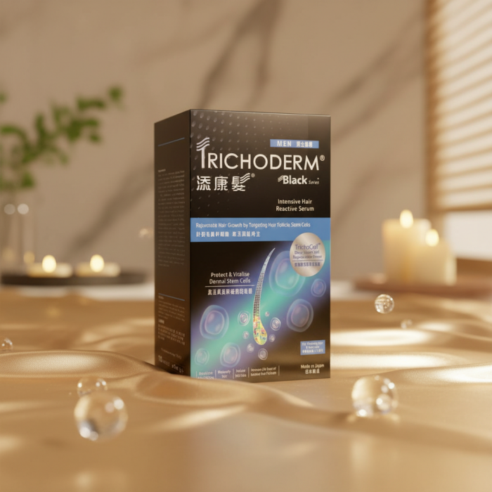 Интенсивная Восстанавливающая Сыворотка для Мужчин Против Выпадения Волос Trichoderm Black Men Intensive Serum