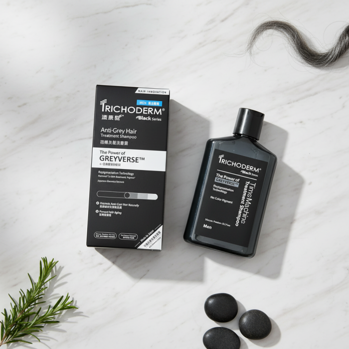 Шампунь Против Образования Седых Волос для Мужчин Trichoderm Anti-Grey Hair Treatment Shampoo for Men