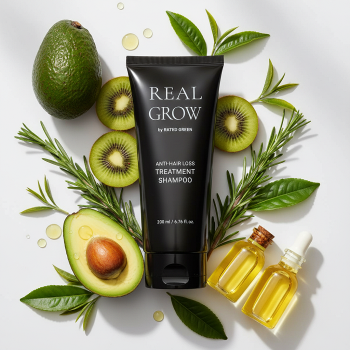 Шампунь от Выпадения Волос Rated Green Real Grow Anti Hair Loss Treatment Shampoo