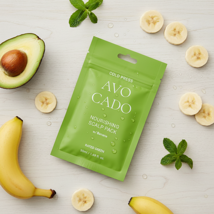 Питательная Маска для Кожи Головы Rated Green Avocado Nourishing Scalp Pack W/ Banana