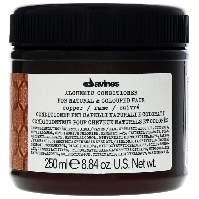 Кондиционер для Натуральных и Окрашенных Волос (медь) Davines Alchemic Conditioner