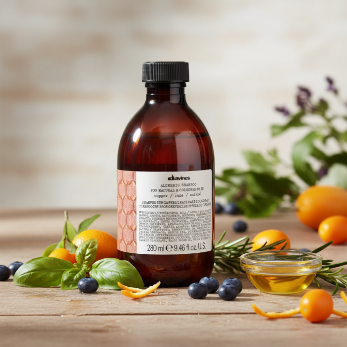 Шампунь для Натуральных и Окрашенных Волос (медь) Davines Alchemic Shampoo Copper