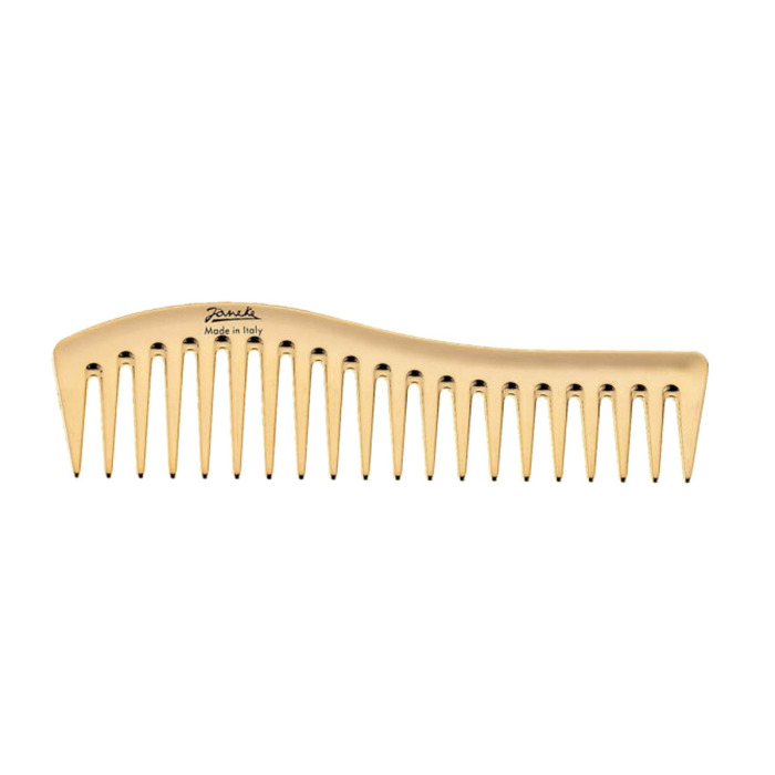 Расчёска Janeke 1830 Gold Wavy Comb for Gel Application