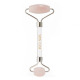 Массажный Роллер для Лица «Розовый Кварц» Skin Gym Rose Quartz Crystal Facial Roller