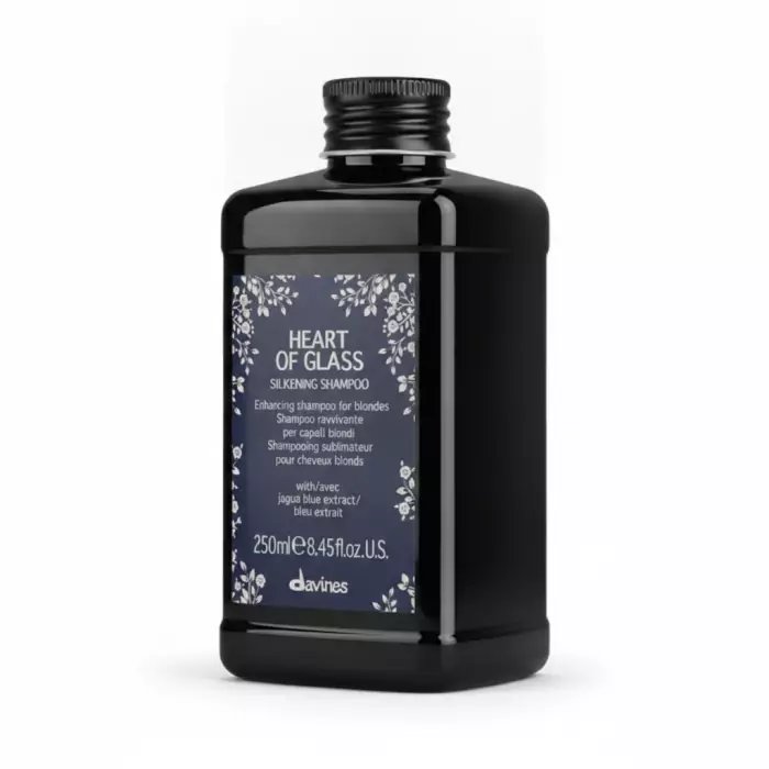 Шампунь для Придания Блеска и Защиты Цвета Волос Davines Heart of Glass Silkening Shampoo