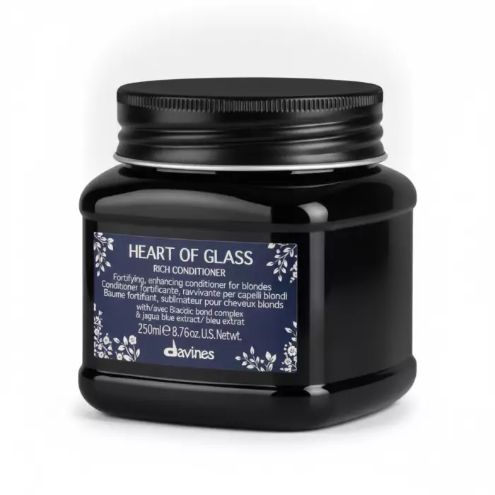 Питательный Кондиционер Поддерживающий цвет Волос Davines Heart of Glass Rich Conditioner