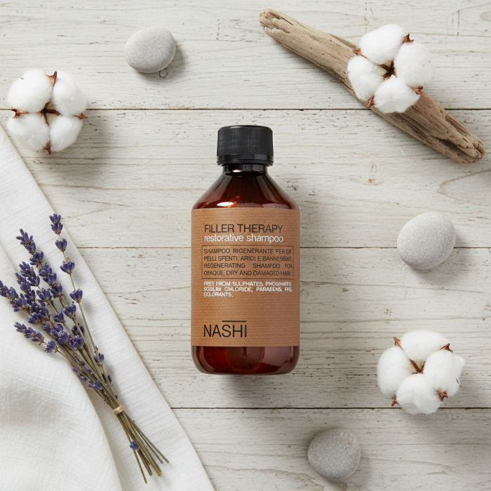 Тонизирующий Шампунь Nashi Argan Filler Therapy Restorative Shampoo