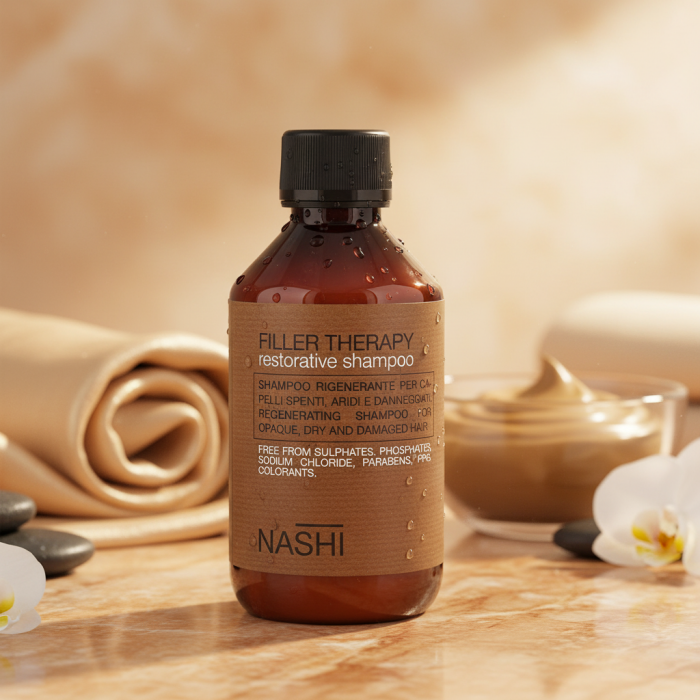 Тонизирующий Шампунь Nashi Argan Filler Therapy Restorative Shampoo