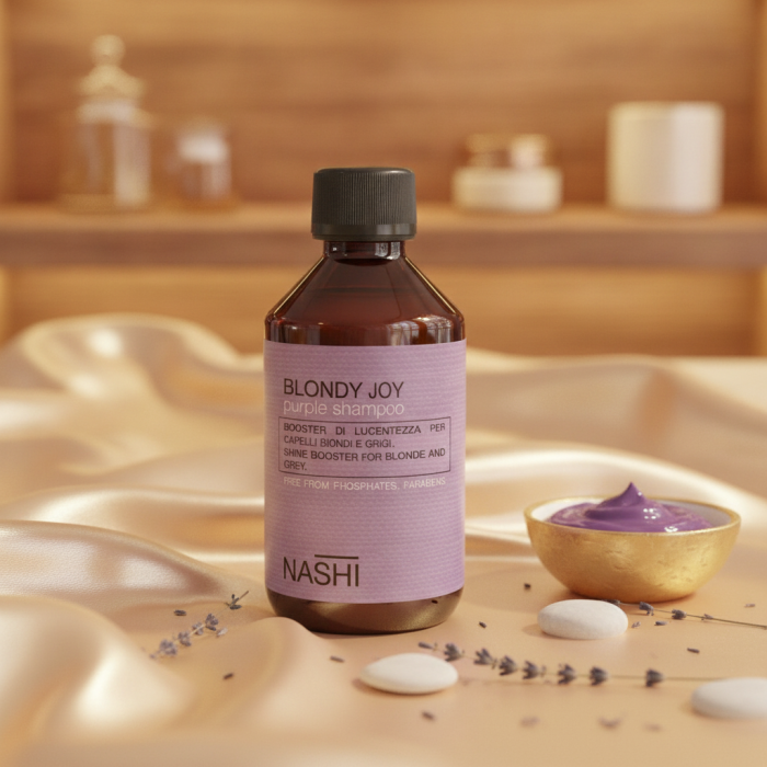 Шампунь для Волос Антижелтый Nashi Blondy Joy Purple Shampoo