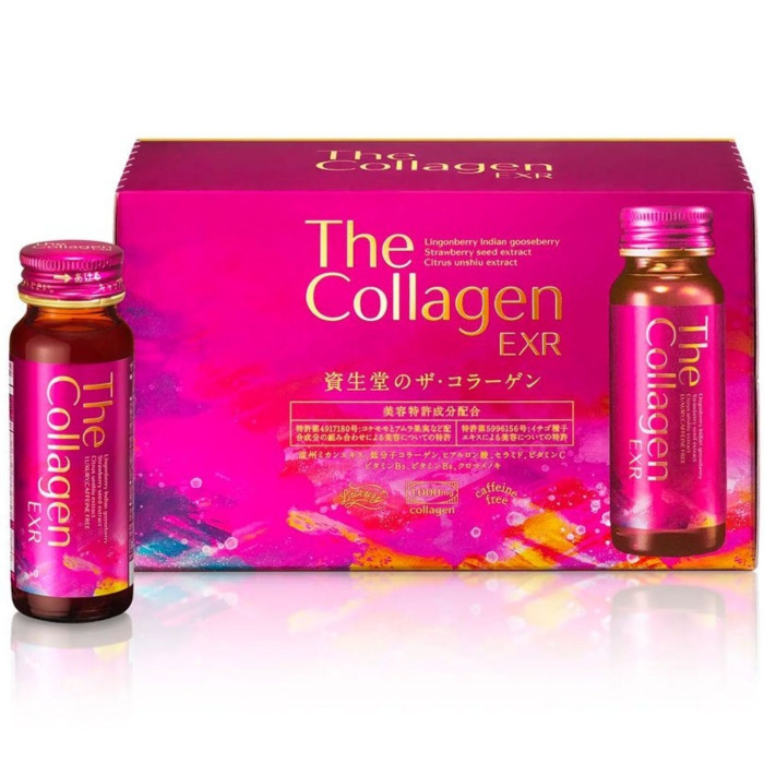 Питьевой Коллаген The Collagen Drink Shiseido 10 флаконов по 50 мл