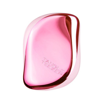 Компактная Расческа для Волос Tangle Teezer Compact Styler Baby Doll Pink Chrome Компактная Расческа для Волос Tangle Teezer Compact Styler Baby Doll Pink Chrome