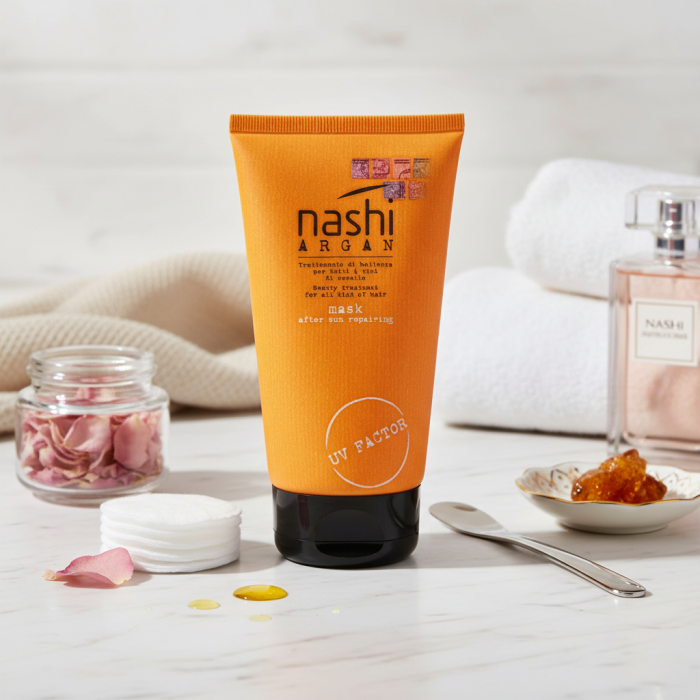 Восстанавливающая Маска для Волос После Солнца Nashi Argan Mask After Sun Repairing