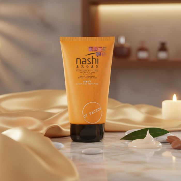 Восстанавливающая Маска для Волос После Солнца Nashi Argan Mask After Sun Repairing