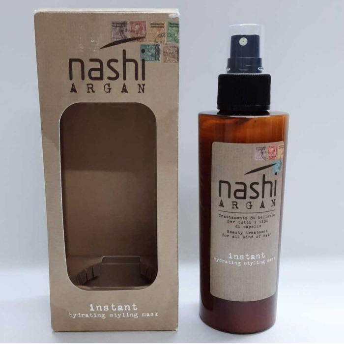Несмываемая Маска-Спрей для Моментального Увлажнения Волос Nashi Argan Instant Hydrating Styling Mask