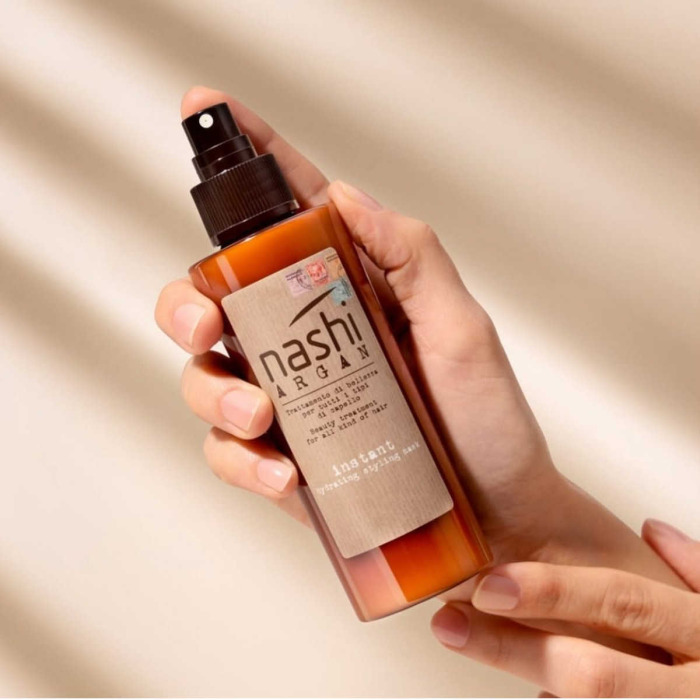 Несмываемая Маска-Спрей для Моментального Увлажнения Волос Nashi Argan Instant Hydrating Styling Mask