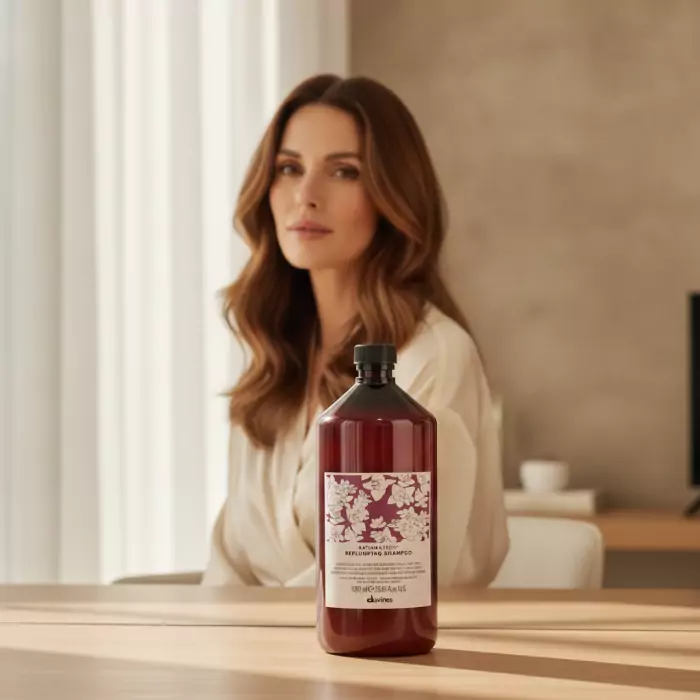 Уплотняющий Шампунь Davines Natural Tech Replumping Shampoo