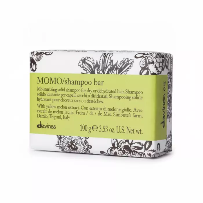 Твердый Шампунь для Увлажнения Сухих и Обезвоженных Волос Davines Momo Shampoo Bar