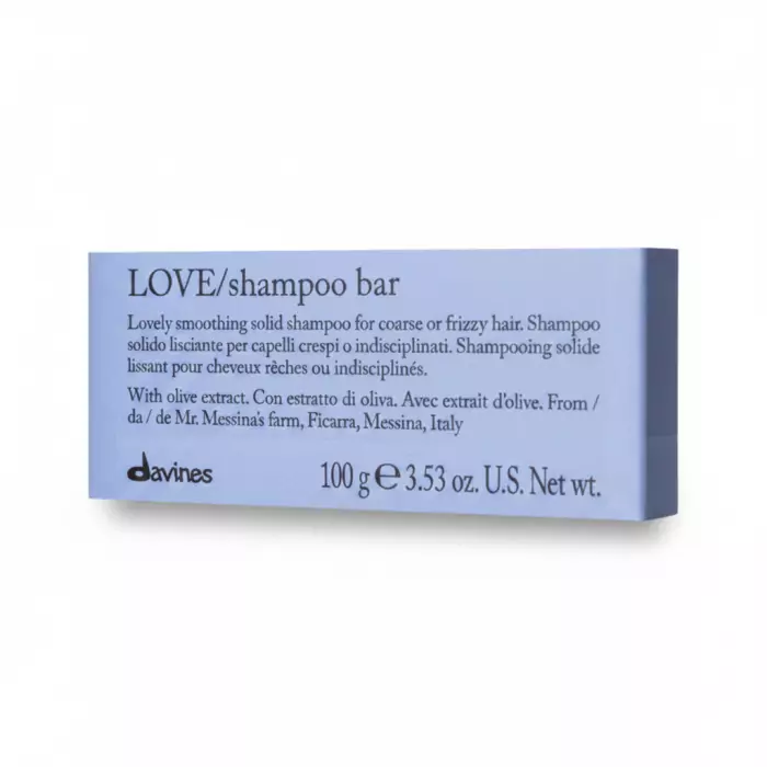 Твердый Шампунь для Выравнивания Жестких и Волнистых Волос Davines Love Shampoo Bar