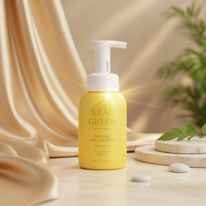 Детский Шампунь на Основе Натуральных Экстрактов Rated Green Real Green Natural Kids Shampoo