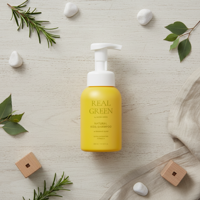 Детский Шампунь на Основе Натуральных Экстрактов Rated Green Real Green Natural Kids Shampoo