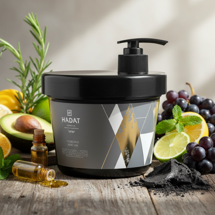 Глубоко Очищающий Шампунь-Пилинг Hadat Cosmetics Hydro Mud Hair Shampoo