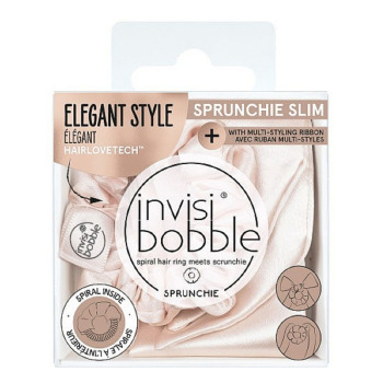 Резинка-Браслет для Волос Invisibobble Sprunchie Slim Ballerina Bow Резинка-Браслет для Волос Invisibobble Sprunchie Slim Ballerina Bow
