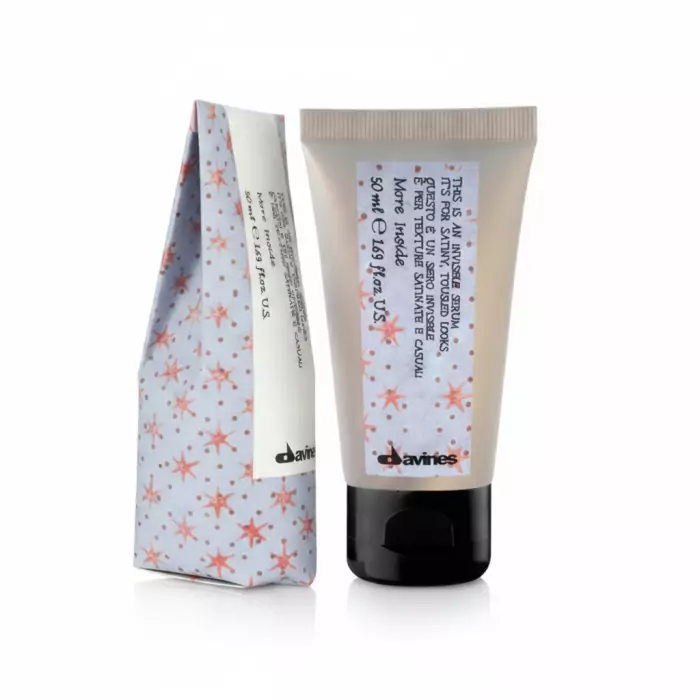 Невидимая Сыворотка для Небрежного Стайлинга с Сатиновым Блеском Davines More Inside Invisible Serum