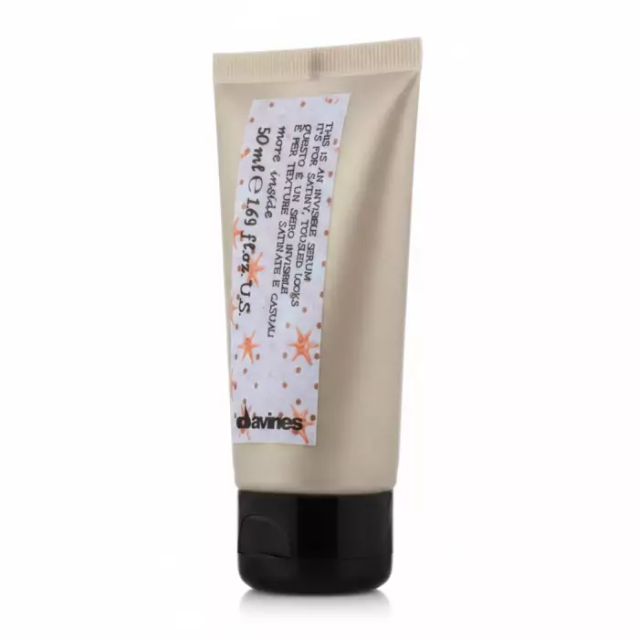 Невидимая Сыворотка для Небрежного Стайлинга с Сатиновым Блеском Davines More Inside Invisible Serum